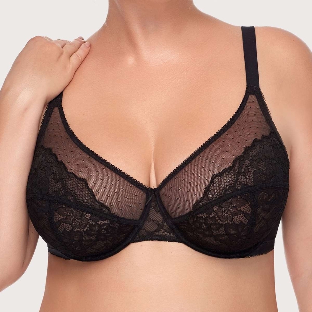 Chic Black Lace Underwire Bra - Picture 12 of 12